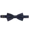 03201 Teddy NEOBLU Teddy Bow Tie night blue colour image